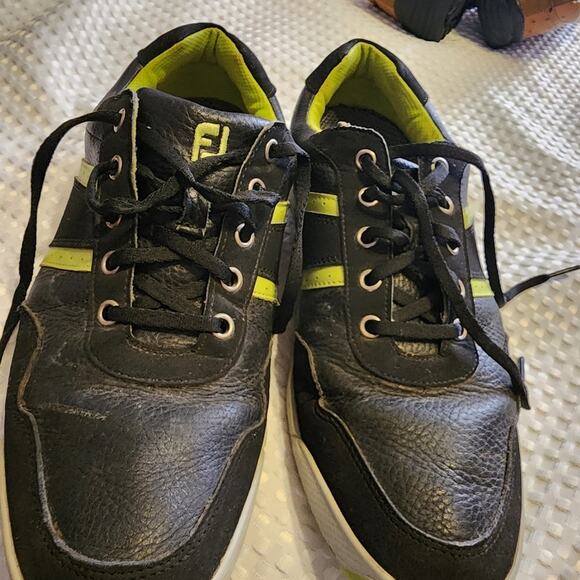 FOOT JOY EUC MENS SIZE 9 CASUAL GOLF ATHLETIC SHOES SNEAKERS - Picture 3 of 12